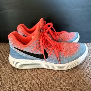 Nike Lunarepic Flyknit 2 Running Sneakers in Hot Punch 7.5
